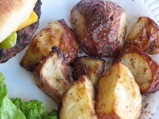 roasted potatoes with butter