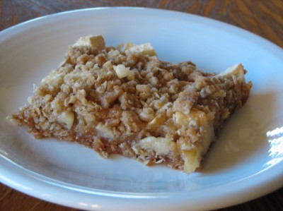 caramel apple bars