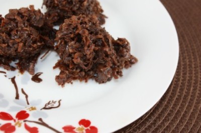 fudgey coconut cookies