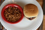 maple sausage burger