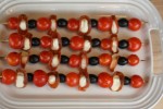 Pizza kebabs