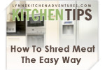 How to shread meat