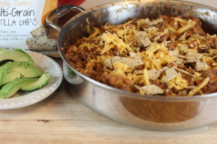 Skillet Tacos with Way Better Tortilla Chips
