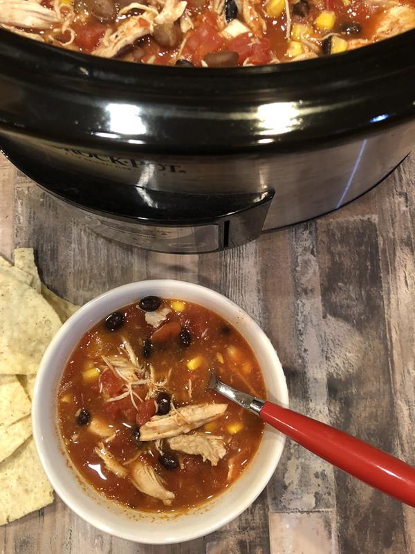 Slow Cooker Chicken Taco Soup