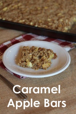 Caramel Apple Bars_