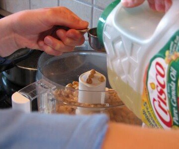 Making Peanut Butter Cooking with kids
