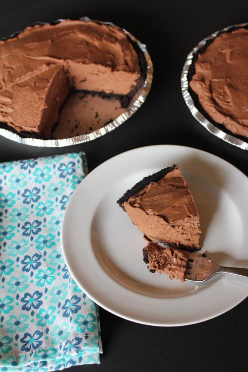 No Bake Chocolate Cheesecake