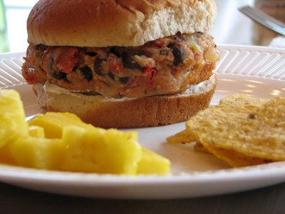 black bean burger