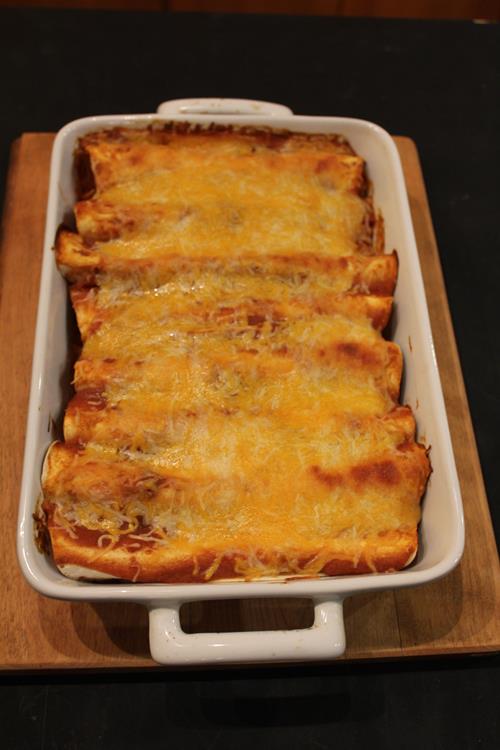 Easy Ground Beef Enchiladas