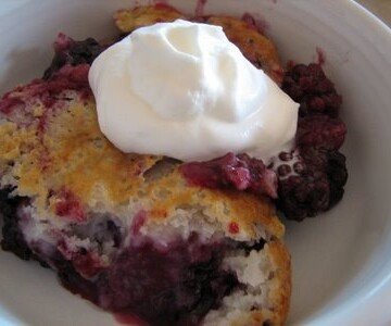 blackberry cobbler