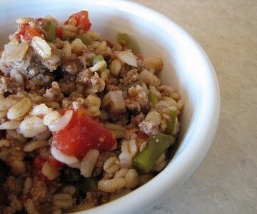 beef and barley dinner