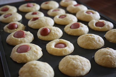 mini corndog muffins