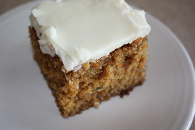 whole wheat zucchini carrot cake