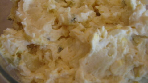 potato salad dressing with mayo and sour cream Sour Cream Potato Salad