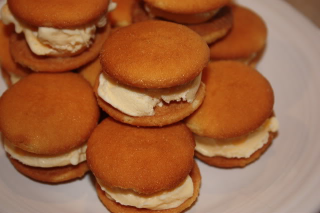 Vanilla Wafer Sandwiches