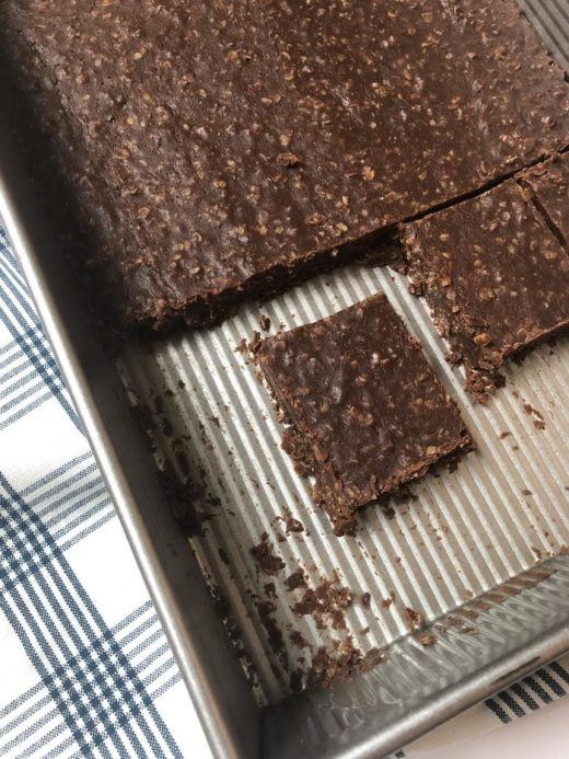 No Bake Cookie Bars