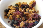 blueberry granola breakfast bake