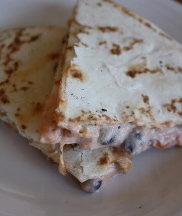 cream cheese quesadillas