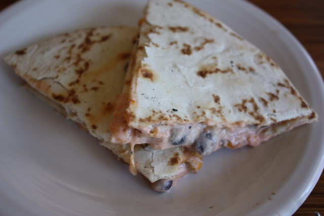 cream cheese quesadillas