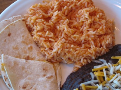 mexi rice and black beans