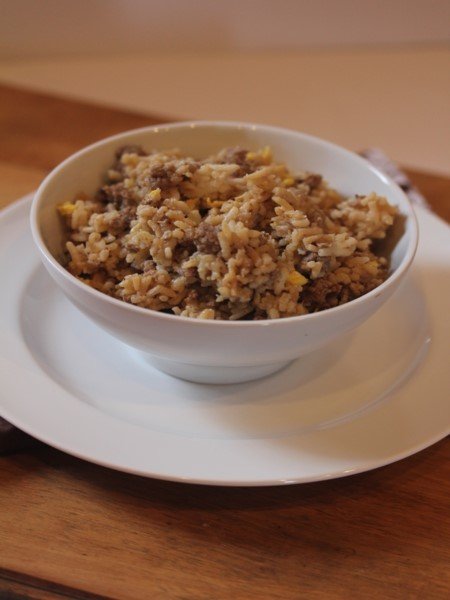 Ground Beef Fried Rice_