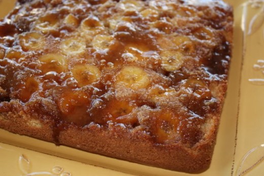 Banana Upside Down Cake