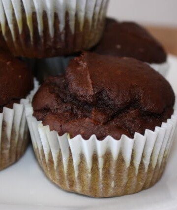 chocolate pumpkin muffins