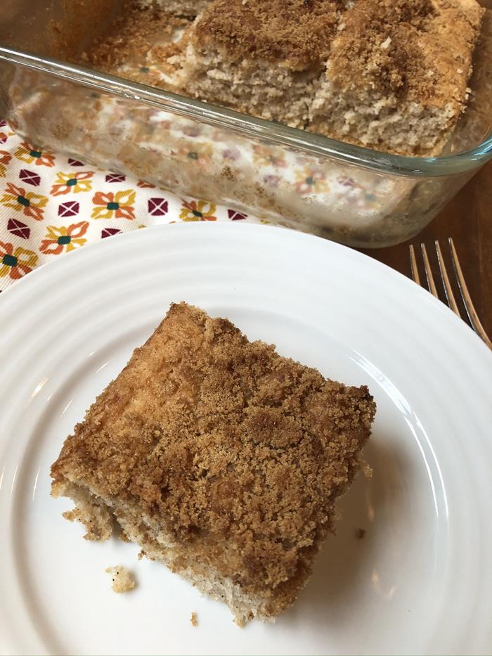 Gluten Free Overnight Coffee Cake 