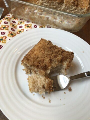 Gluten Free Overnight Coffee Cake