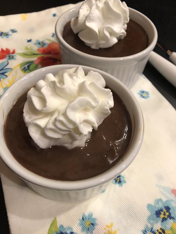 Homemade Double Chocolate Pudding