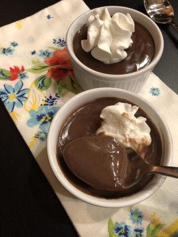 Homemade Double Chocolate Pudding