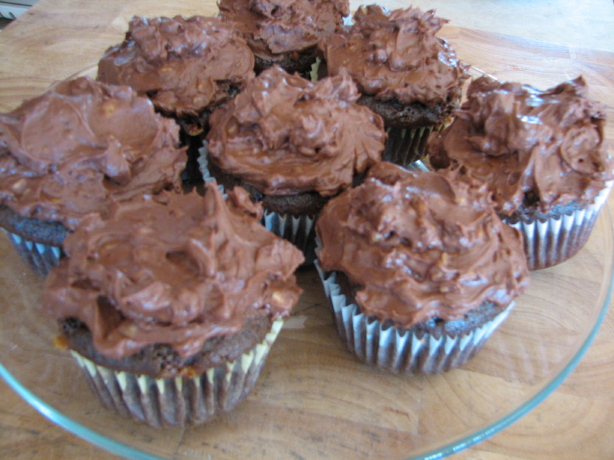 chocolate toffee cupcakes