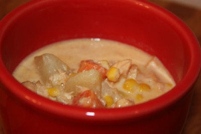 salmon chowder