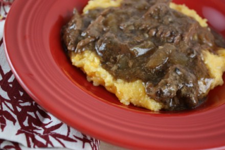 Creamy Crock Pot Round Steak  The Kitchen is My Playground