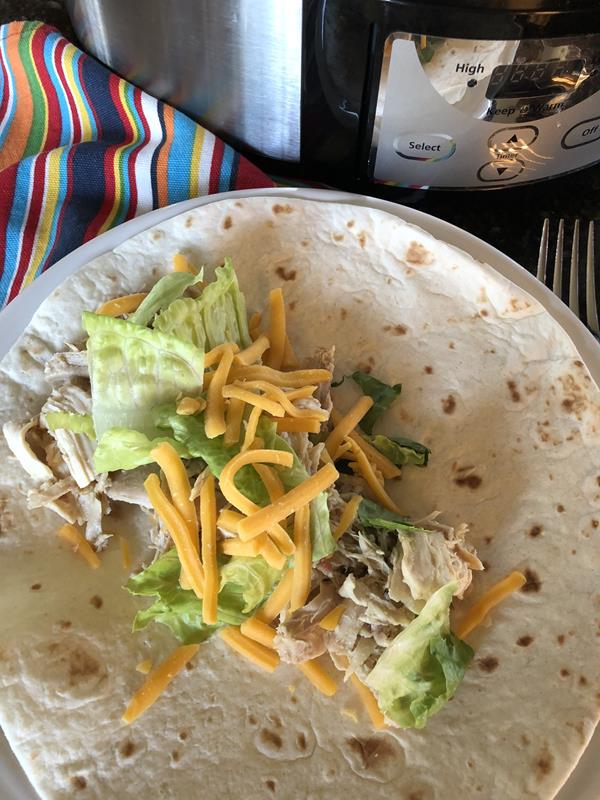 Crock Pot Chicken Tacos