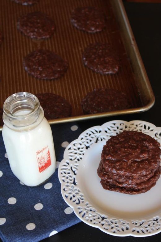 Peanut Butter Free No Bake Cookies-