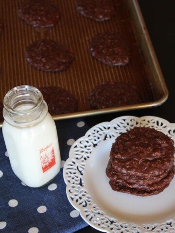 Peanut Butter Free No Bake Cookies