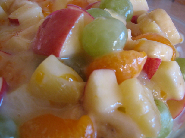 creamy fruit salad