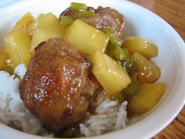 sweet and sour meatballs