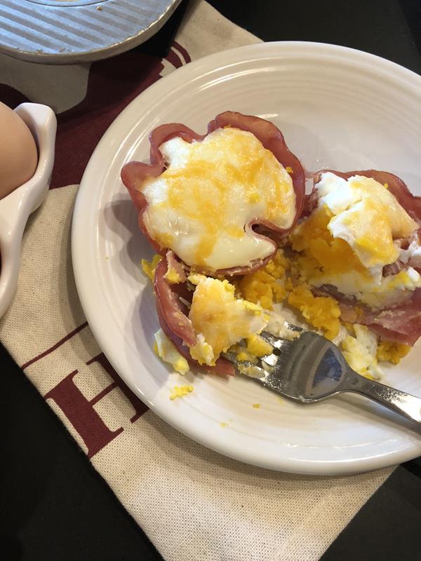 Baked Egg Cups on a plate