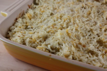 green chili rice