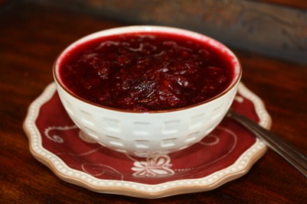 homemade cranberry sauce