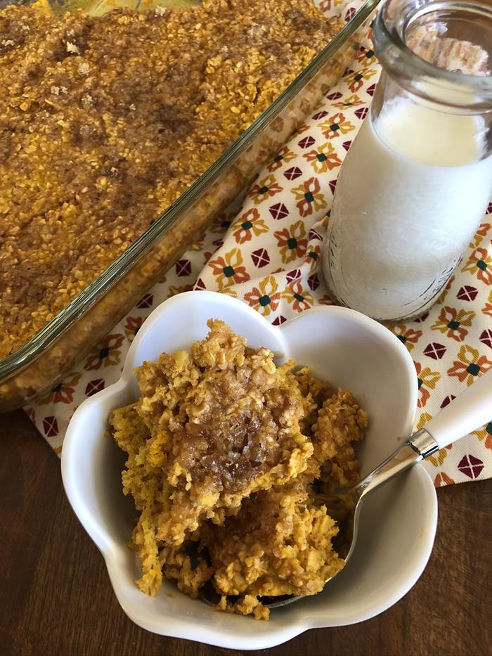 Pumpkin-Baked- Oatmeal