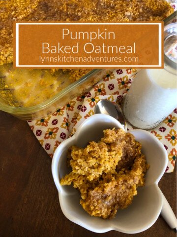 Pumpkin Baked Oatmeal