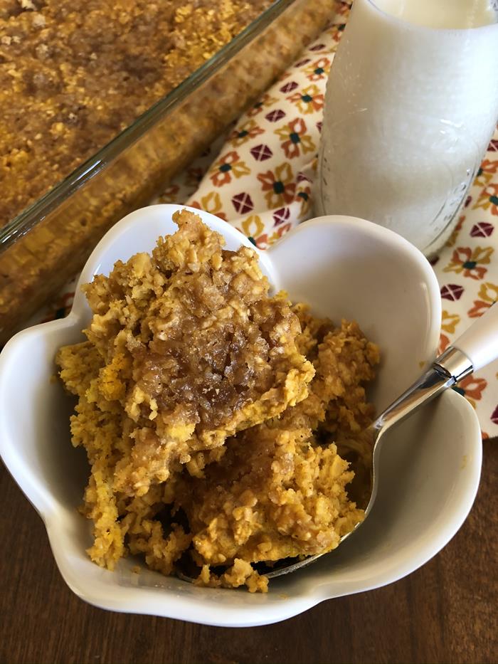 Pumpkin Baked Oatmeal Recipe