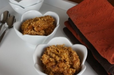 baked pumpkin oatmeal 