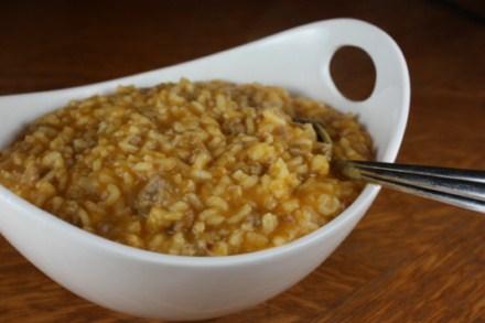 pumpkin risotto