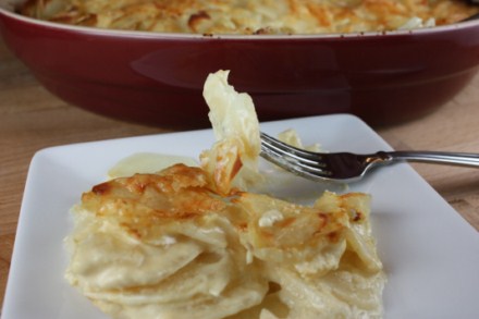 mustard scalloped potatoes