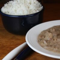 Slow Cooked Beef Stroganoff