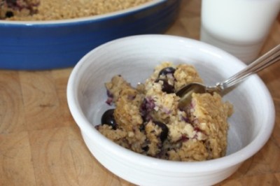 Blueberry Baked Oatmeal 